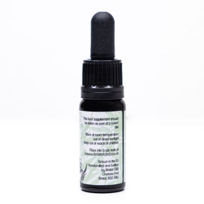 300mg 3% Bristol CBD Oil, Side 1