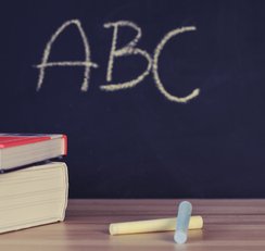 ABC Chalk Board