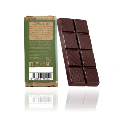 DARK CBD CHOCOLATE SMALL BACK