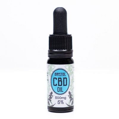 500mg 5% (Peppermint Flavour) Bristol CBD Oil, Front