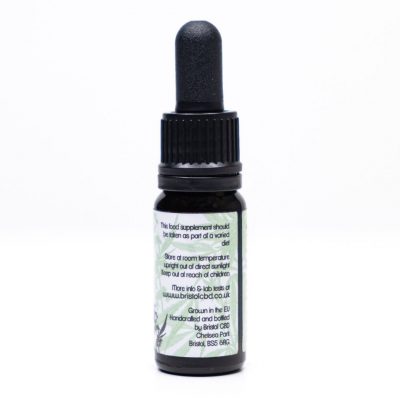 2000mg 20% Gold Bristol CBD Oil, Side 2
