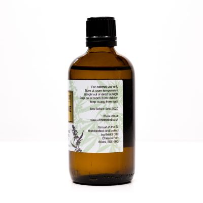 Bristol CBD Massage Oil, Side 2