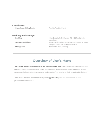 Lion's Mane Mushroom Tincture - Image 6