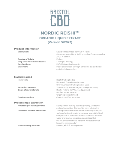 Reishi Mushroom Tincture - Image 4