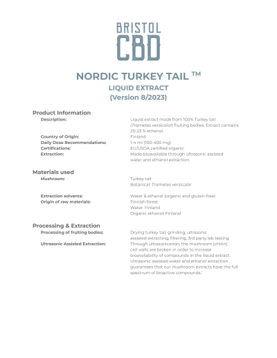 Turkey Tail Mushroom Tincture - Image 4