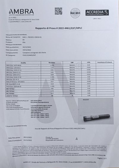 High Terpene, Cold Pressed 10% CBD Oil - Image 2
