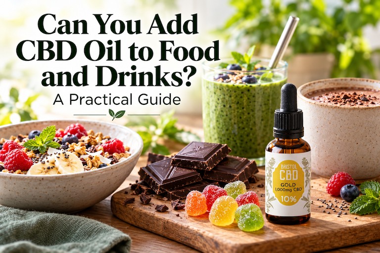 CBD Oil in Food and Drinks Guide